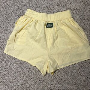 Daily Drills lemonade poplin shorts size small